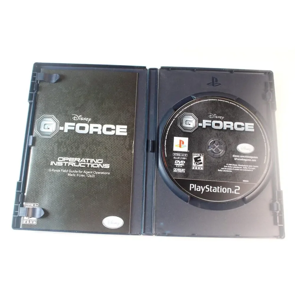 Disney G-Force (Sony PlayStation 2, PS2) Authentic, Complete, Tested/Works